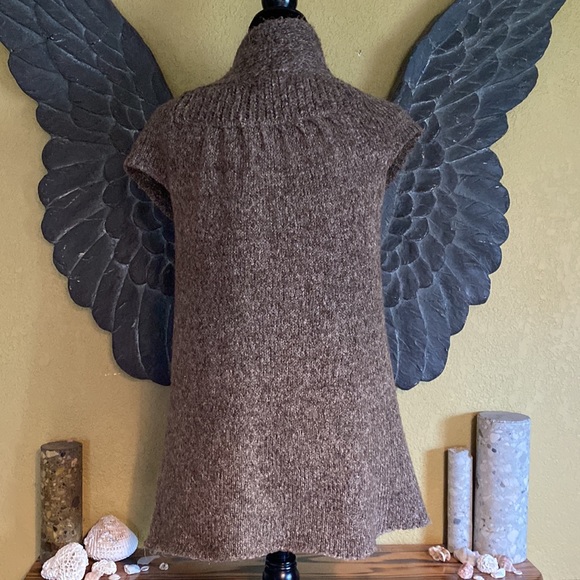 BCBG MazAzria Knit Cape Style Vest - Picture 6 of 8